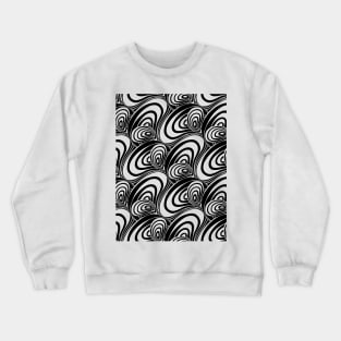 Koloman Moser Hoops Pattern Crewneck Sweatshirt